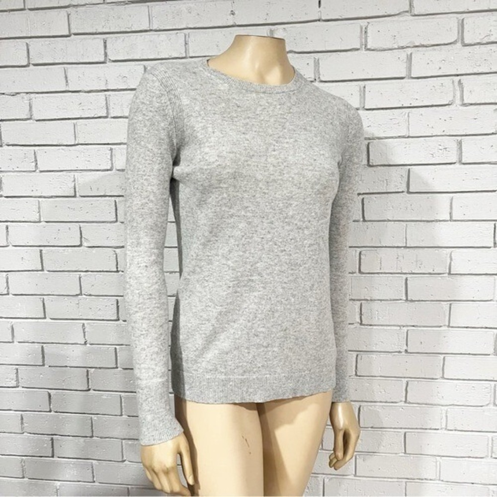 Banana Republic Italian Yarn Filpucci Crewneck Sweater Gray XS Slim Fit Classic - Picture 9 of 10